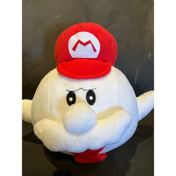 Super Mario Boo Ghost Plush Mario- Late 2000s- No Tag-Preowned - Picture 2 of 5